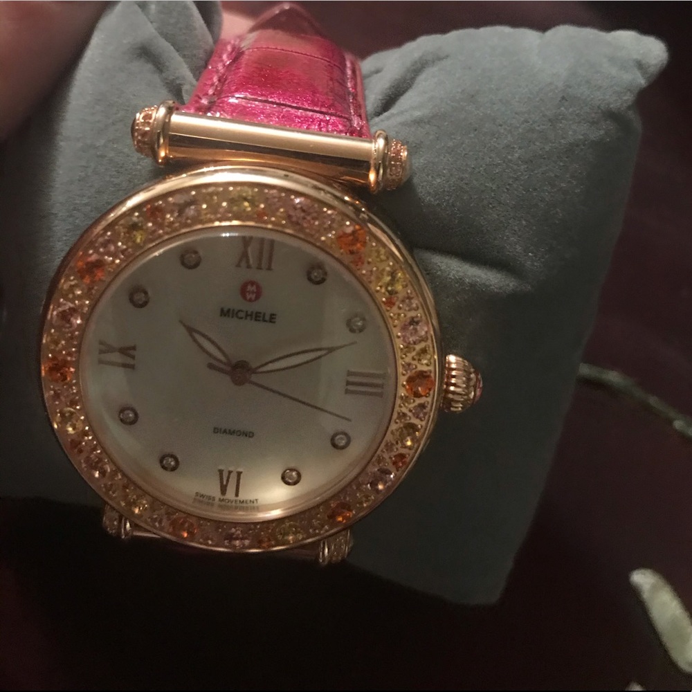 Michele Caber Topaz Pink Sprinkles - Picture 7 of 8